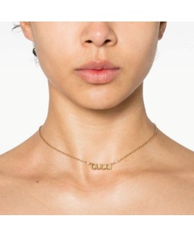 구찌 GUCCI 레터 목걸이 777037