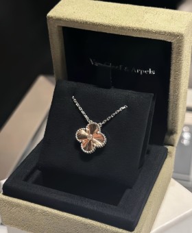반클리프 반 클리프 아펠 알함브라 빈티지 럭키 포리프 목걸이