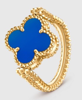 반클리프 반 클리프 빈티지 알함브라 리버서블 링 다이아몬드